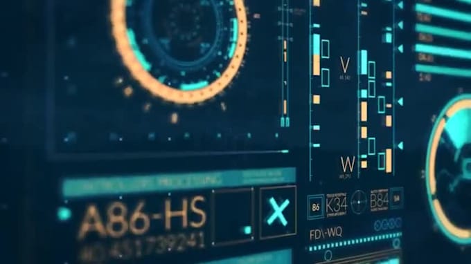 do 2d hud futuristic motion graphics logo intro ui ux interface hologram sci fi
