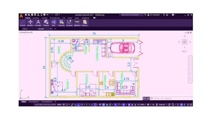 convert hand drawn sketches  into precise autocad drawings