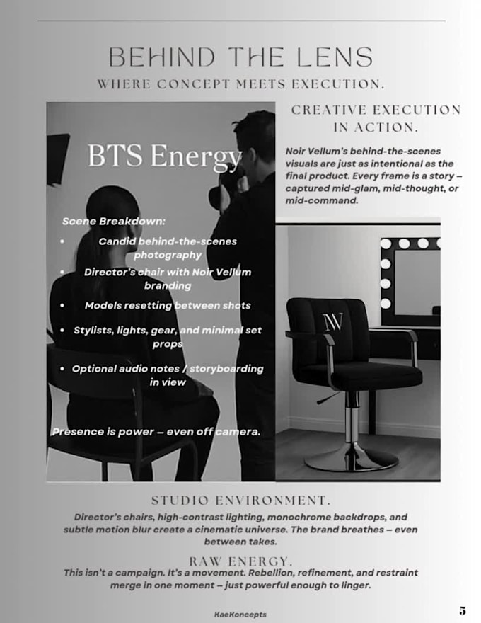 develop a luxury brand concept