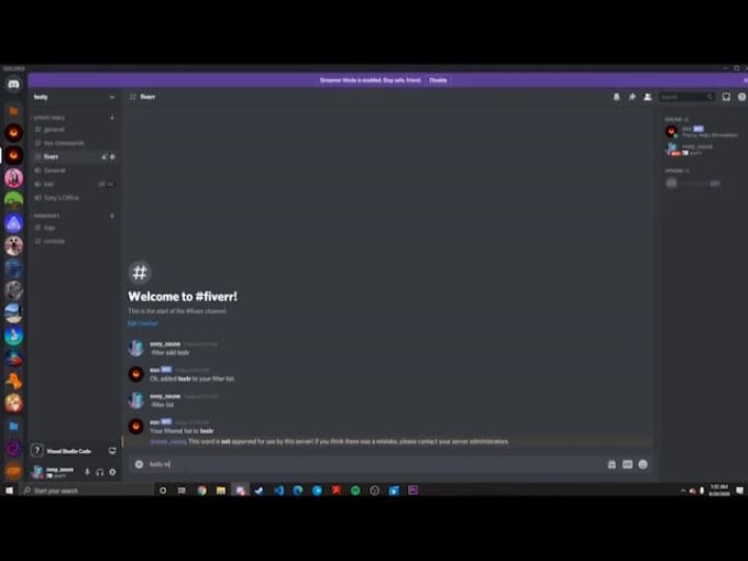 Make A Professional Discord Bot Using Discordjs By Demondblase Fiverr 9365