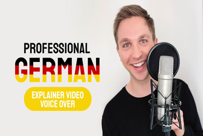 record a german voice over for your explainer video