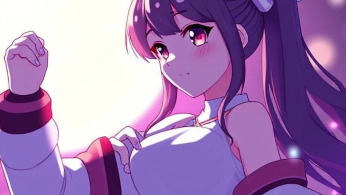design and rig live2d tuber model in anime art style