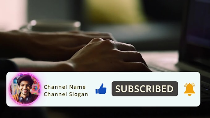 Animate youtube subscribe like and bell icon by Mashrafia | Fiverr