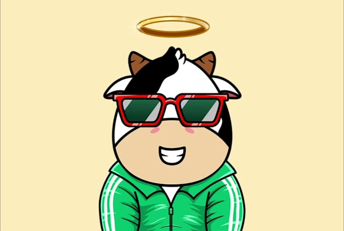 create nft character in cartoon or doodle style