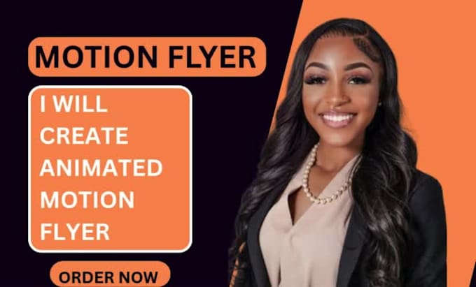 design simple motion flyer