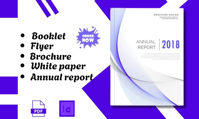 Design create redesign flyer, brochure, catalog, booklet, and white ...