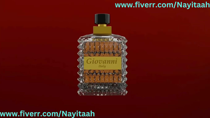 create 3d perfume model 3d perfume design for 3d perfume animation