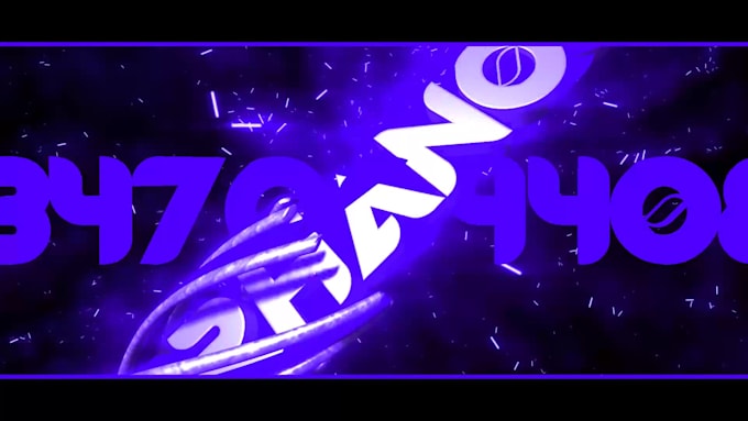 3d intro video for name and you logo or channel name