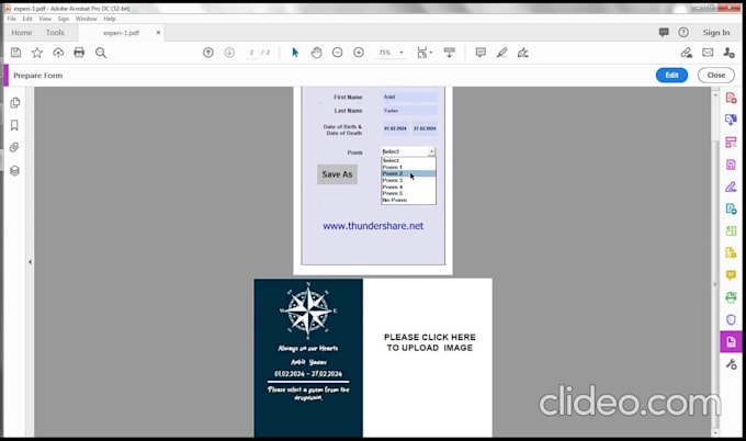 create fillable pdf form