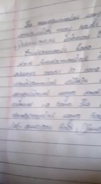 do hand writing with less amount