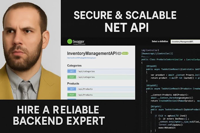 develop a secure and scalable rest API using dotnet core