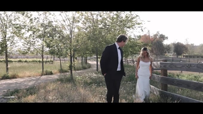 do cinematic wedding highlight and reel video editing