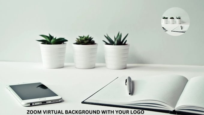 design office mockups and custom zoom virtual backgrounds