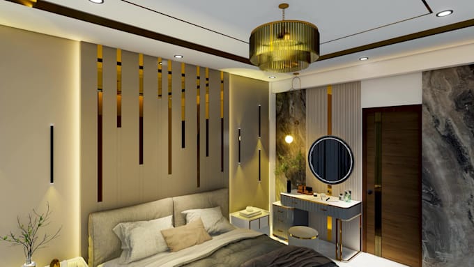 do interior design and render