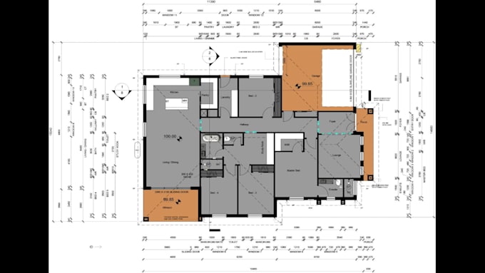 draft your floor plan with details in revit