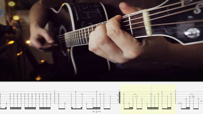 transcribe any guitar solo into tab