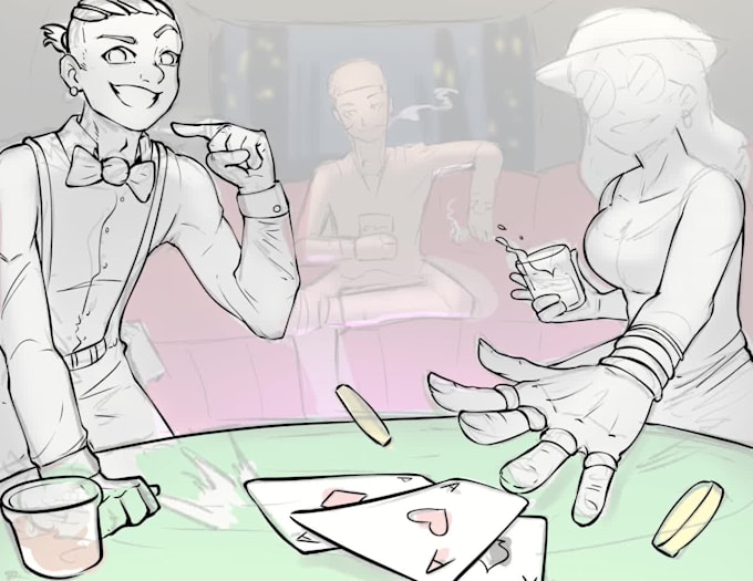 draw beautiful characters for you