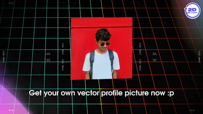 make a vector profile picture or album cover for you
