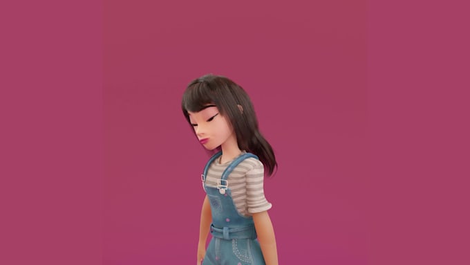 Make a 3d character model for you by Eilafbadr | Fiverr