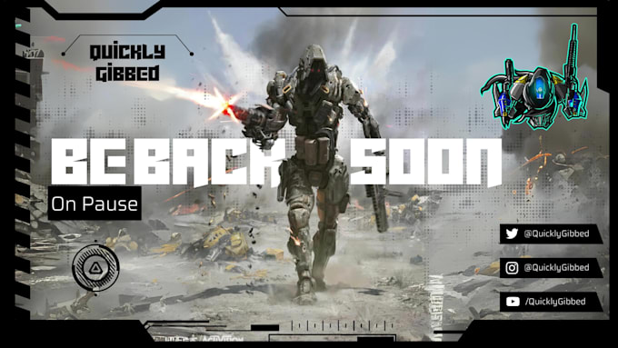 design animated twitch screen overlay and stream package
