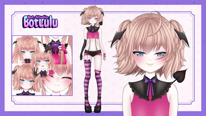 anime drawing and vtuber rigging