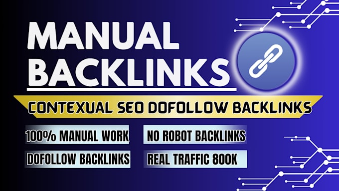 do high quality contextual seo dofollow manual backlinks