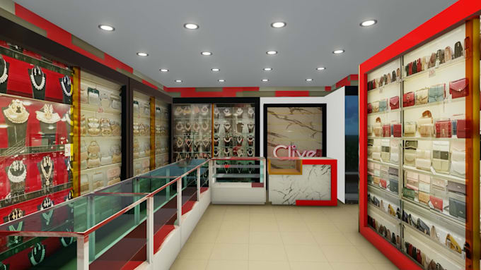 design retail stores, shops, café or restaurant interior