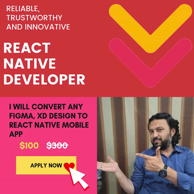 Transform your figma or xd design into a stunning react native mobile ... image.