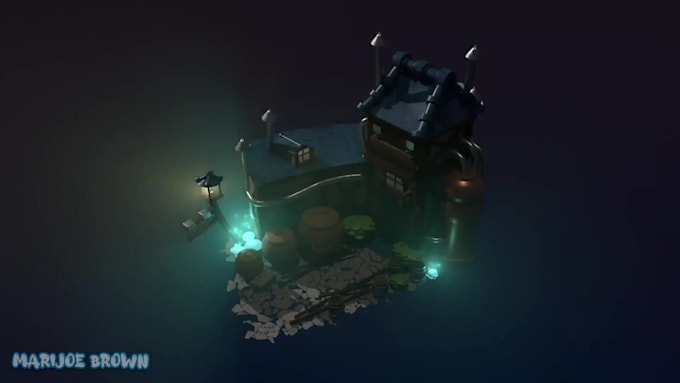 Create a very detailed 3d environmental model by Mtb1116 | Fiverr