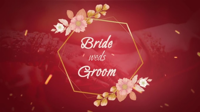 Create an indian wedding video invitation by Ankitvfx | Fiverr