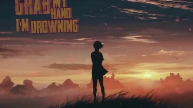 create a hand drawn animated lyric music video