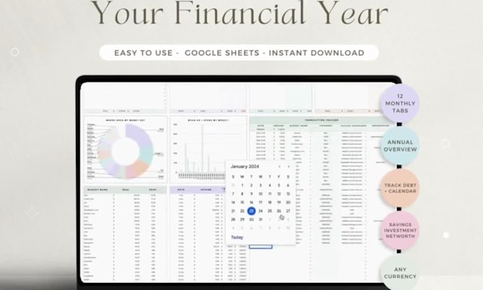 google excel budget spreadsheets digital planner excel vba etsy calculator sheet