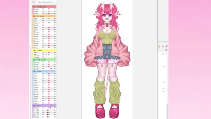 make your vtuber live2d model