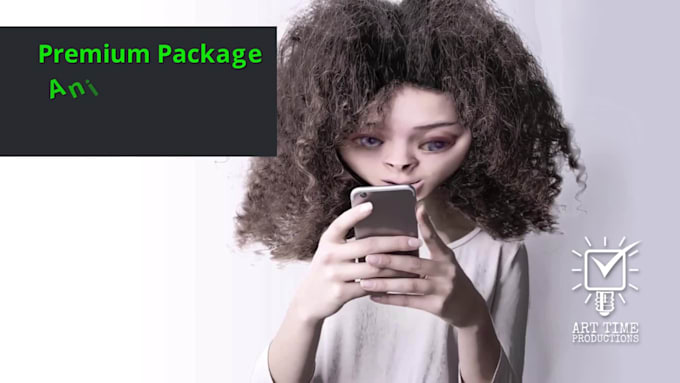 create an animated cartoon caricature from your photo saying your audio message