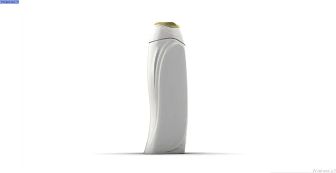do bottle design, modelling and rendering