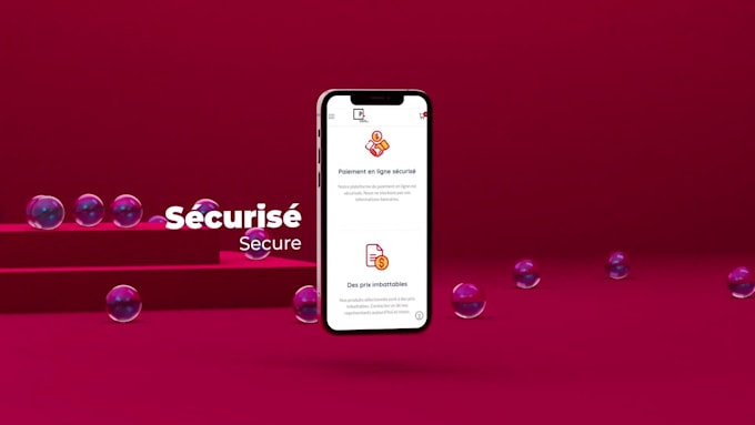 do trendy app or web promo video