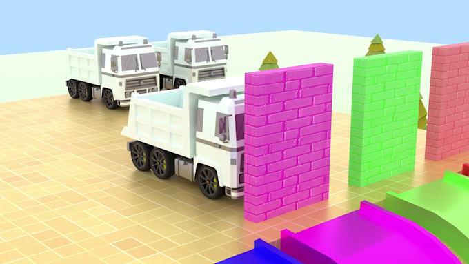 create 3d learning videos for youtube channel