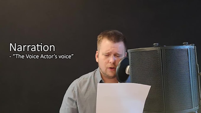do voiceover work for your project