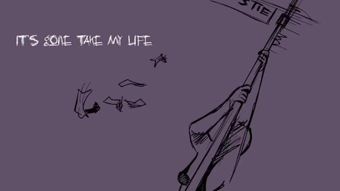 create 2d animated hand drawn animated video for music and entertainment