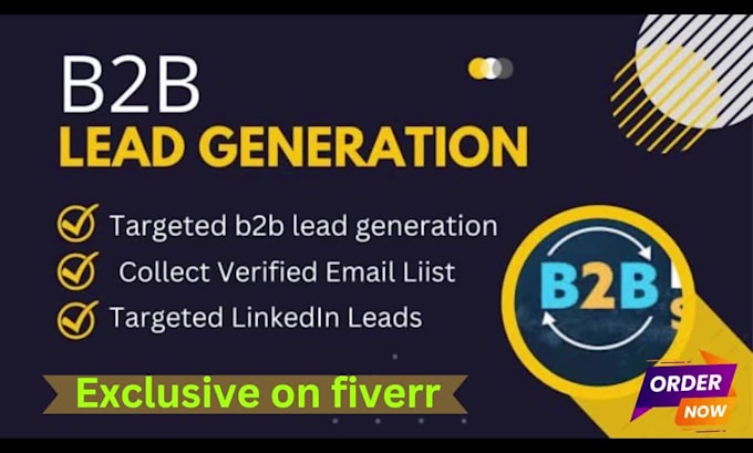 provide b2b lead generation for any of your business,