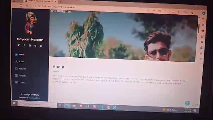 Do portfolio amd some how html and css coding by Qayoom_babbar | Fiverr