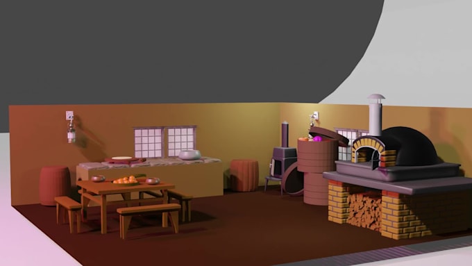 make a unqiue 3d environment according to your requirements