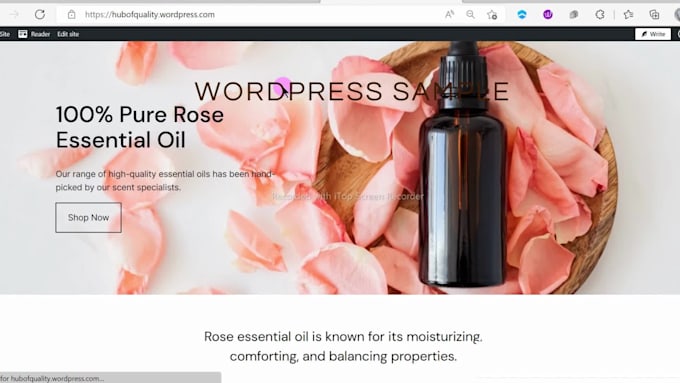 create responsive wordpress website design or a shopify website