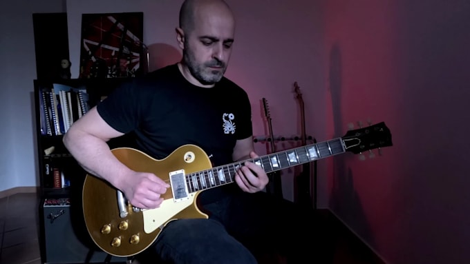 record professional guitar solo for your song