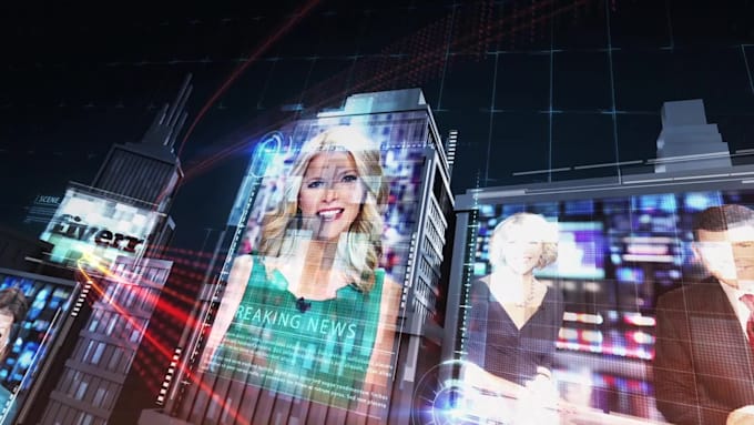 create professional news intro