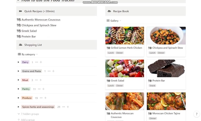 Build notion template to organize your life by Htlemcani Fiverr