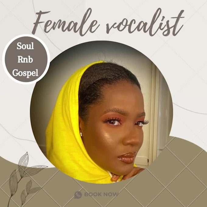 be your female soul rnb gospel vocalist and singer