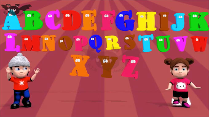 create 3d kids animation video
