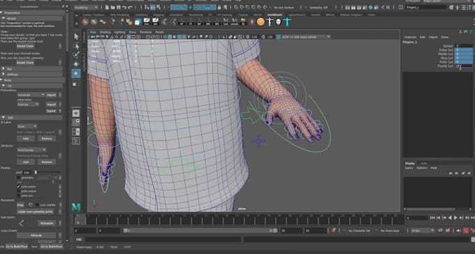 Advance control rig for 3danimaze,wd,rigify rig,face expression,ik fk ...