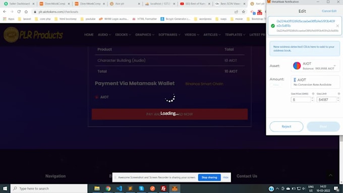 integrate metamask for your website